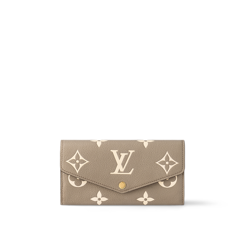 Sarah Wallet in Monogram Women's Snap Wallet LOUIS VUITTON